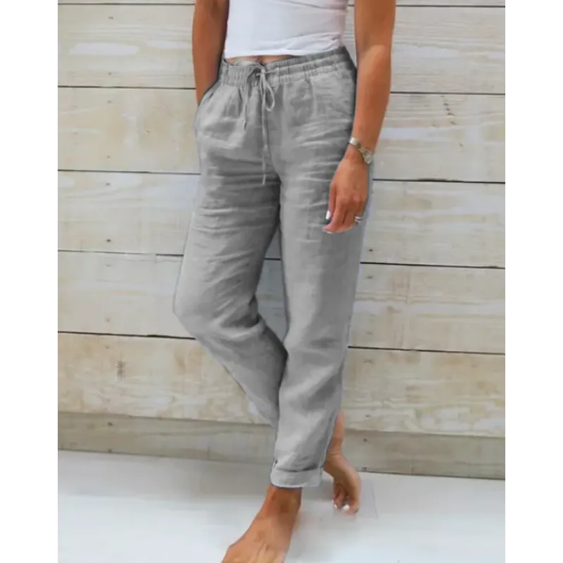 Chantal - Luchtige Linnen Broek Dames