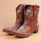 Simone - Vintage Leren Cowboy Laarzen Dames