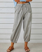 Chantal - Luchtige Linnen Broek Dames
