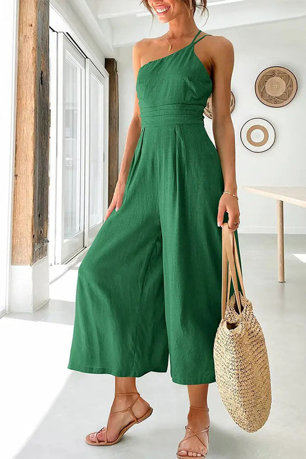 Inge - Elegante One-Shoulder Jumpsuit