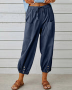 Chantal - Luchtige Linnen Broek Dames
