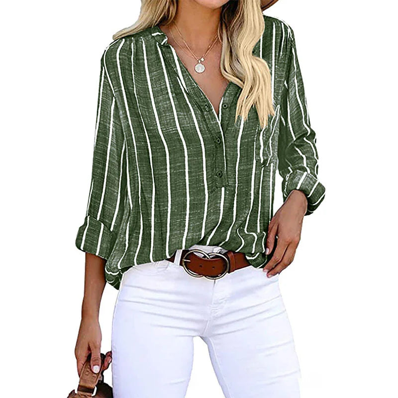 Inge - Gestreepte Blouse Dames