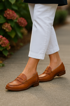 Yvonne - Elegante Leren Damesloafer