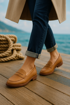 Yvonne - Elegante Leren Damesloafer