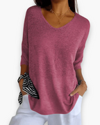 Esther - Elegante V-hals Top Dames
