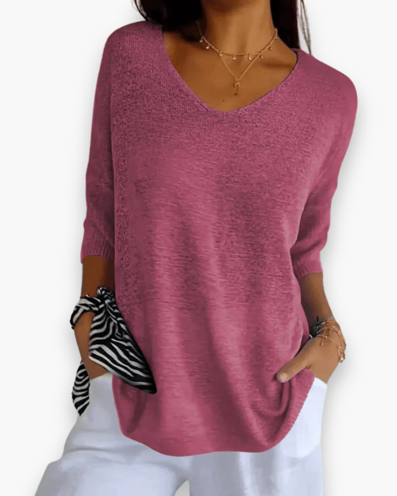 Esther - Elegante V-hals Top Dames