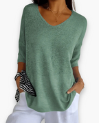Esther - Elegante V-hals Top Dames