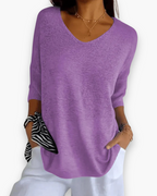 Esther - Elegante V-hals Top Dames