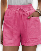 Ellen - Stijlvolle Linnen Cargo Short Dames