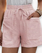 Ellen - Stijlvolle Linnen Cargo Short Dames