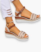 Yvonne - Elegante Ademende Sandalen Dames