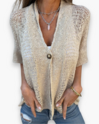 Esther - Luchtige Zomertop Licht En Elegant Dames
