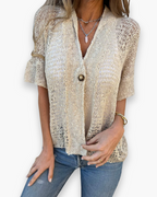 Esther - Luchtige Zomertop Licht En Elegant Dames