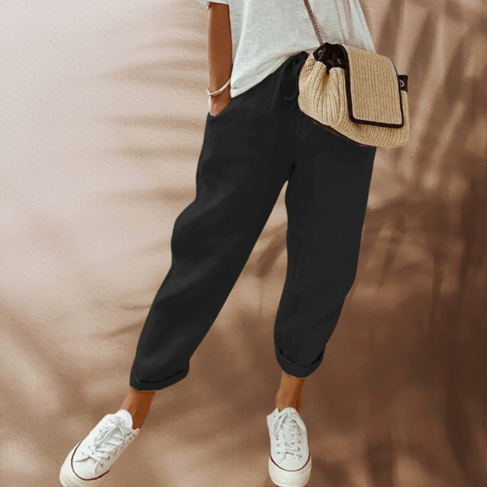 Chantal - Stijlvolle Linnen Zomerbroek Dames