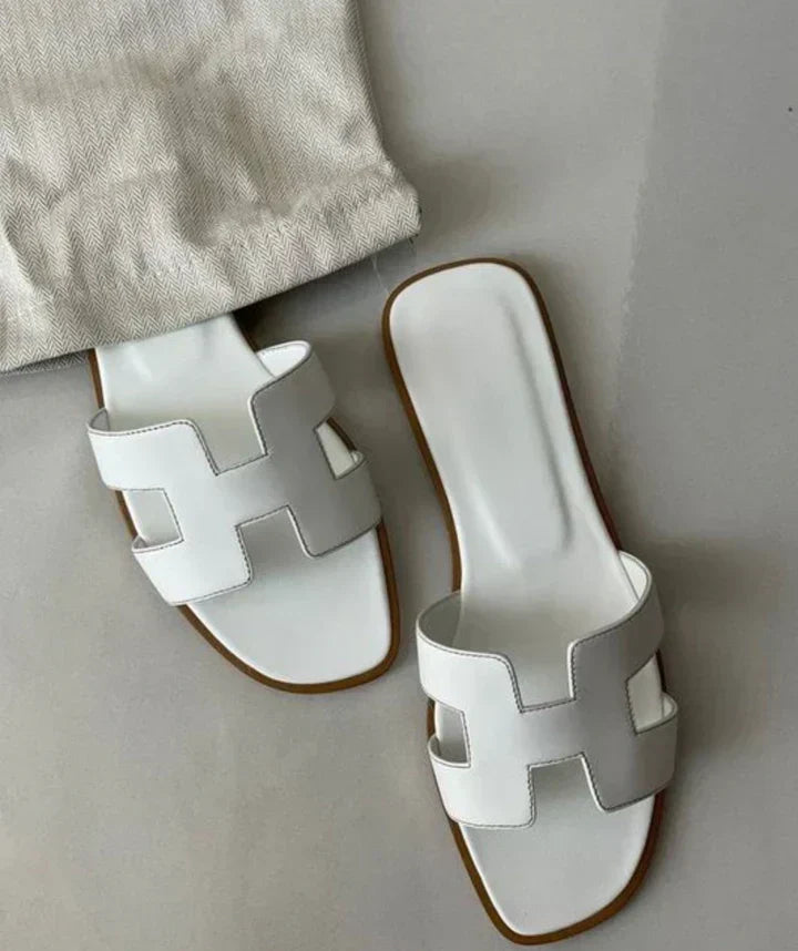 Monique - Leren Sandalen H-design Dames