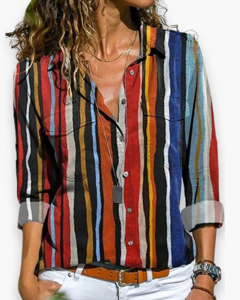 Inge - Stijlvolle Blouse Licht en Ademend Dames