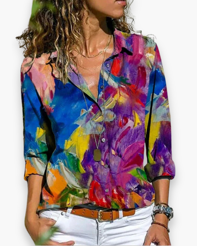 Inge - Stijlvolle Blouse Licht en Ademend Dames
