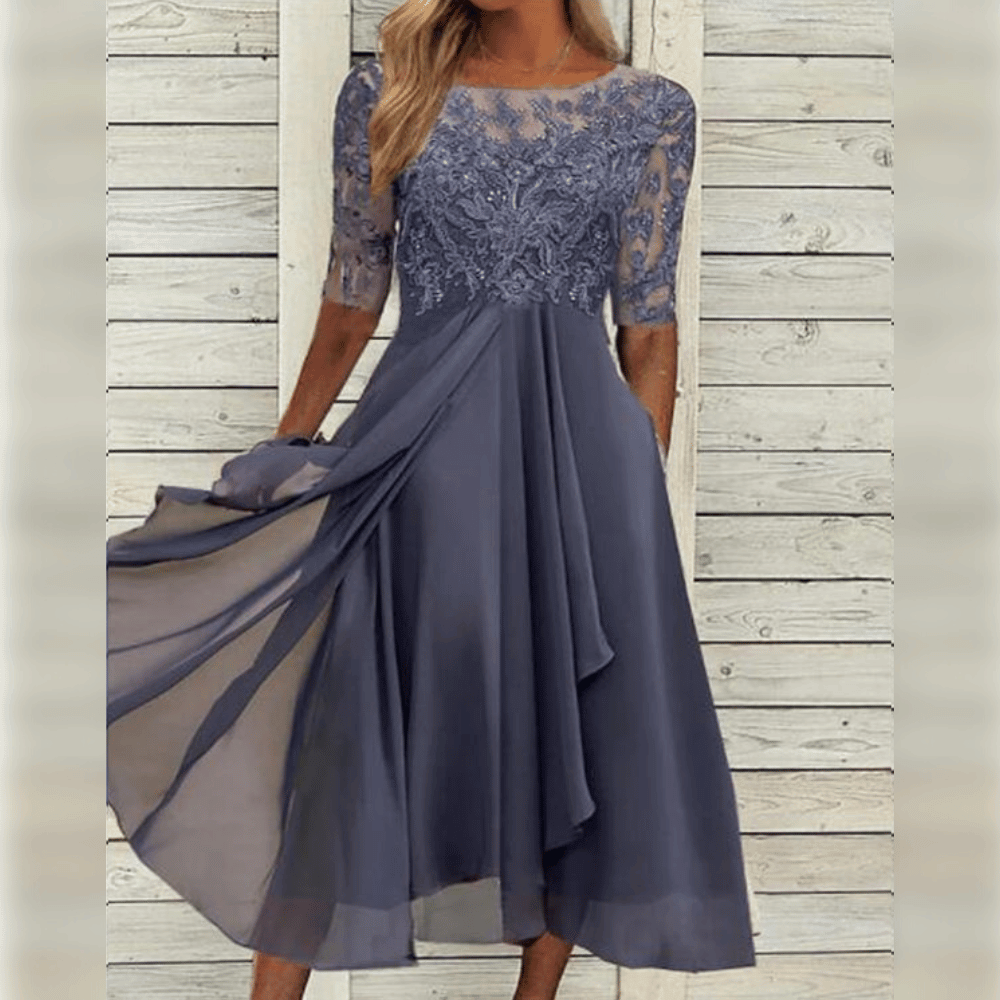 Linda - Elegante Kanten Jurk
