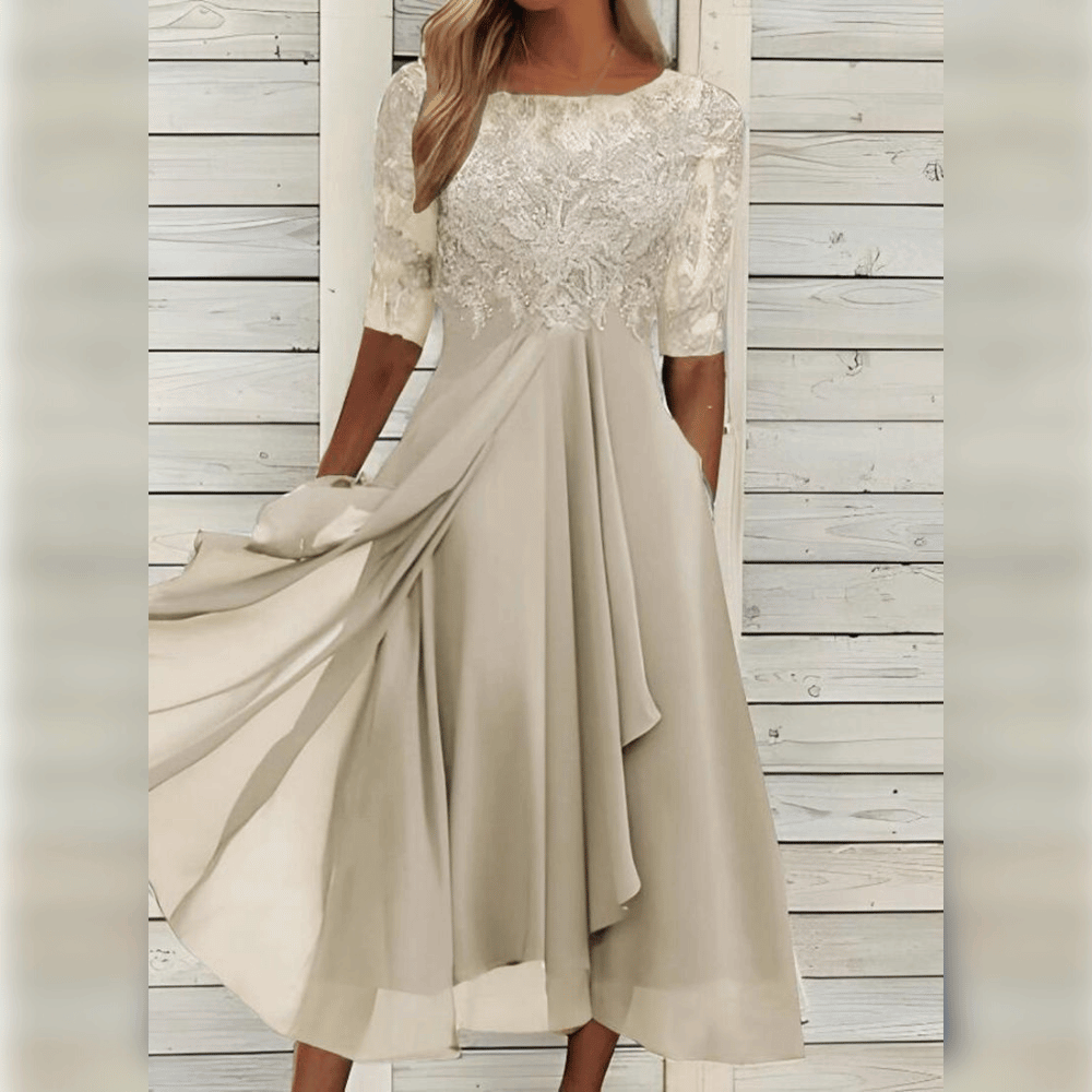 Linda - Elegante Kanten Jurk