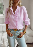 Inge - Stijlvolle Luchtige Blouse Dames