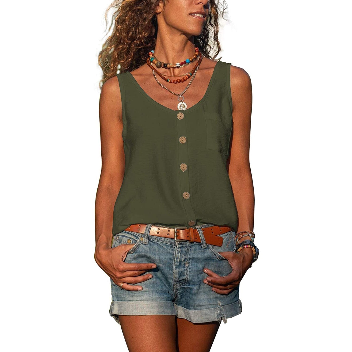 Inge - Elegante Dames Tanktop In Ibiza-Stijl