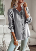 Inge - Stijlvolle Luchtige Blouse Dames