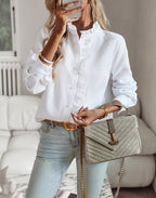 Inge - Stijlvolle Luchtige Blouse Dames