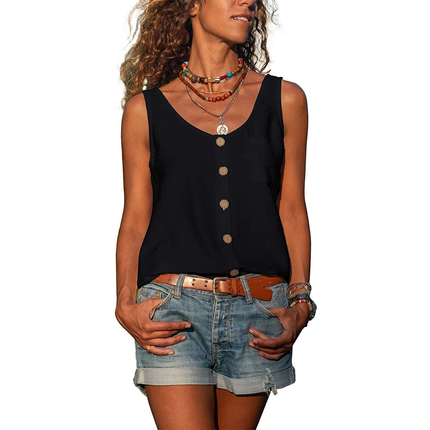 Inge - Elegante Dames Tanktop In Ibiza-Stijl