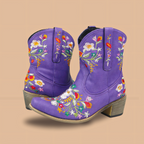 Simone - Vintage Leren Cowboy Laarzen Dames