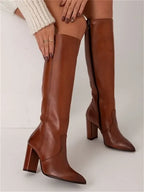 Simone - Leren Laarzen Elegant Dames