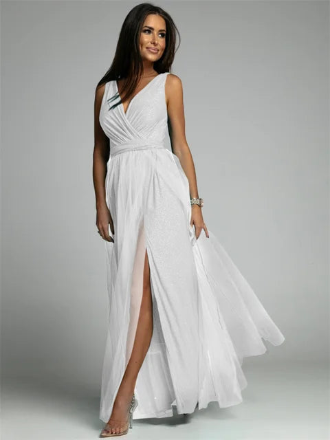 Esther - Elegante Jurk Met V-Hals