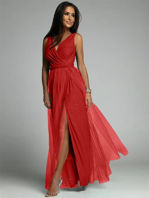 Esther - Elegante Jurk Met V-Hals
