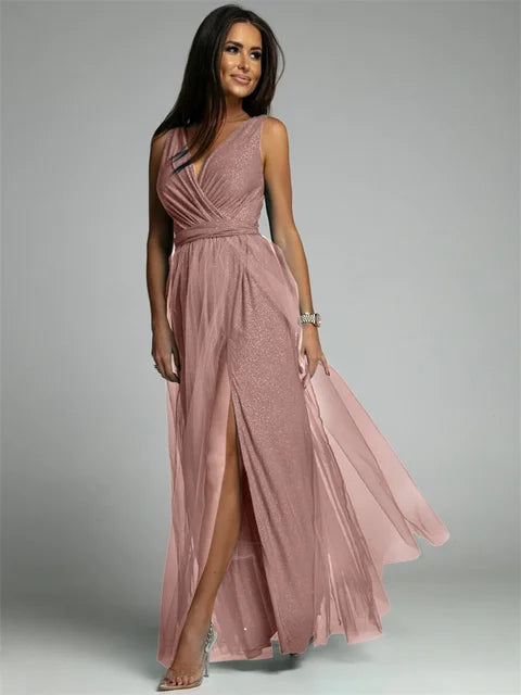 Esther - Elegante Jurk Met V-Hals