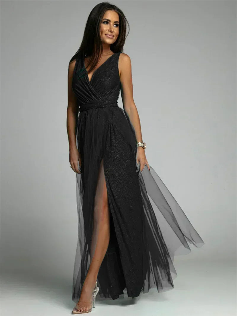 Esther - Elegante Jurk Met V-Hals