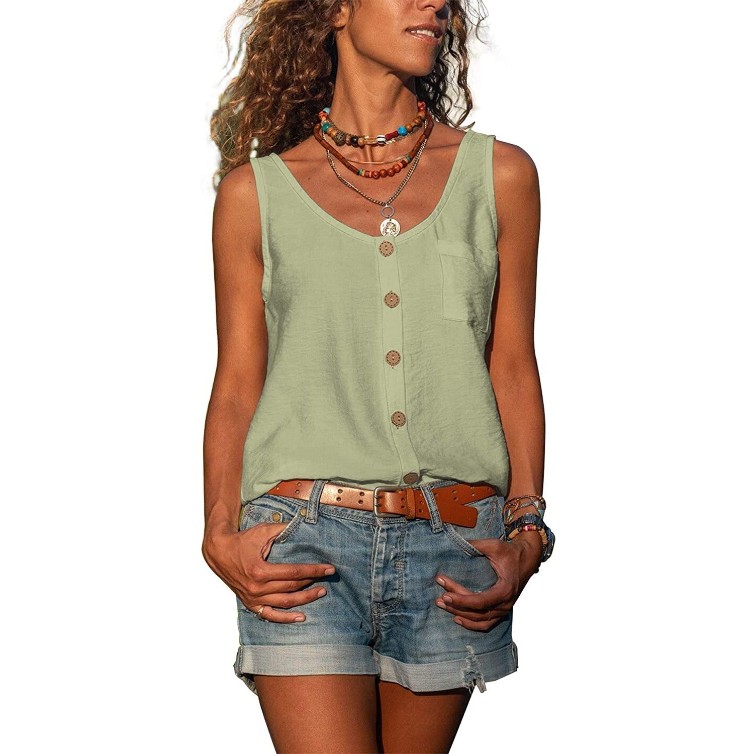 Inge - Elegante Dames Tanktop In Ibiza-Stijl