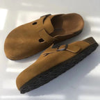 Saskia - Premium Leren Boston-Sandalen Dames