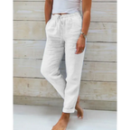 Chantal - Luchtige Linnen Broek Dames
