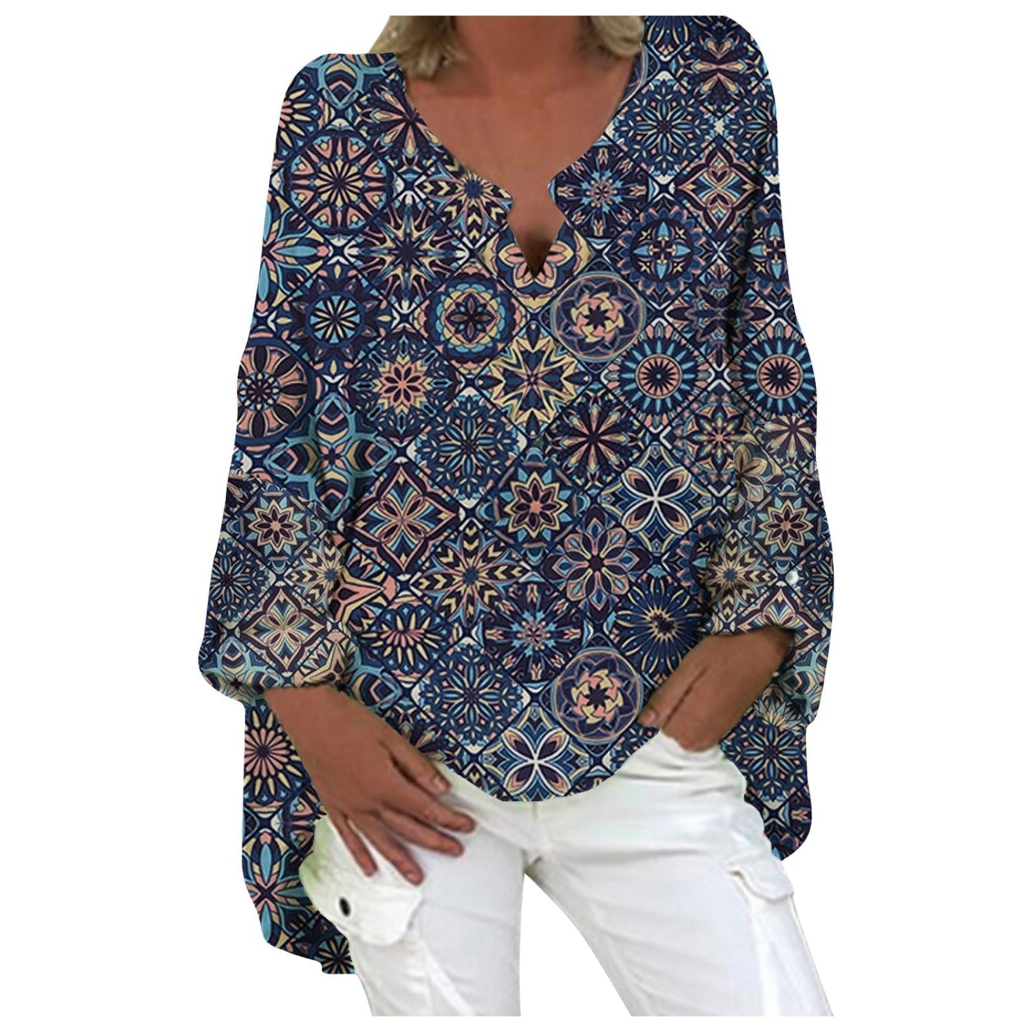 Inge - Stijlvolle Linnen Blouse Dames
