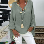 Inge - Stijlvolle Linnen Blouse Dames