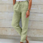 Chantal - Luchtige Linnen Broek Dames