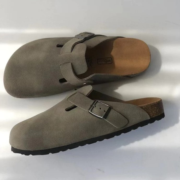 Saskia - Premium Leren Boston-Sandalen Dames