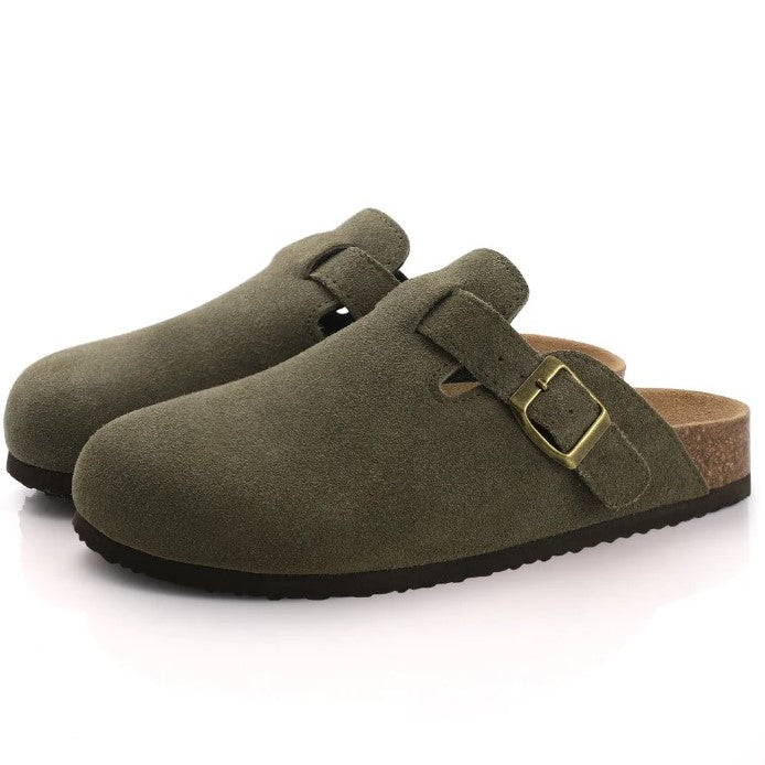 Saskia - Premium Leren Boston-Sandalen Dames
